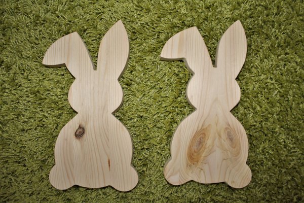 Kaninchen aus Holz