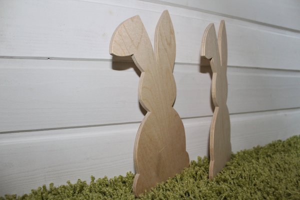 Kaninchen aus Buchenholz