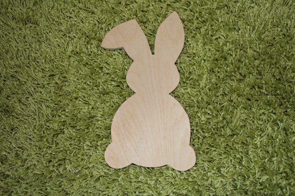 Kaninchen aus Buchenholz